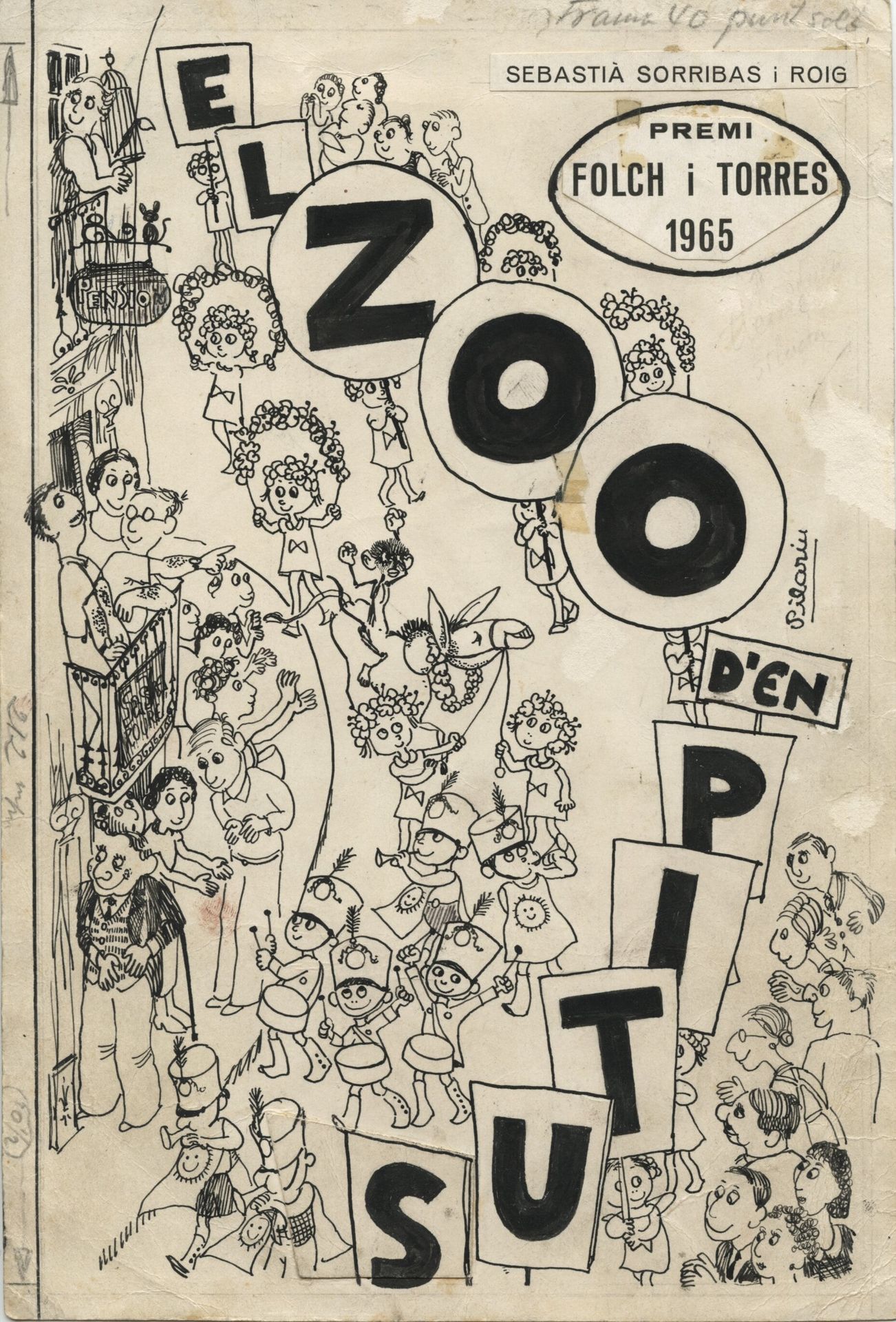 Pilarín Bayés el Zoo d'en Pitus