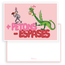 Postal "+Petons -Espases"
