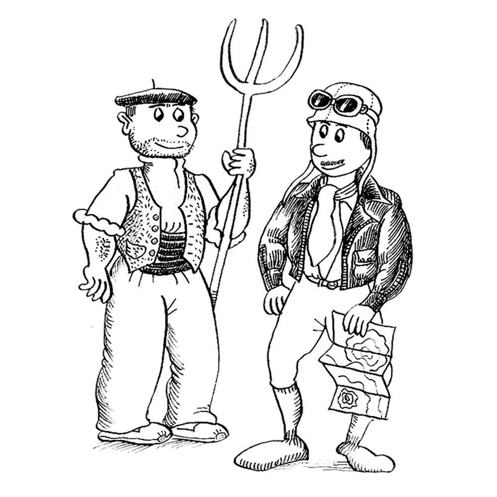 Original personalitzat en blanc i negre