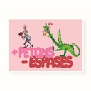Postal "+Petons -Espases"