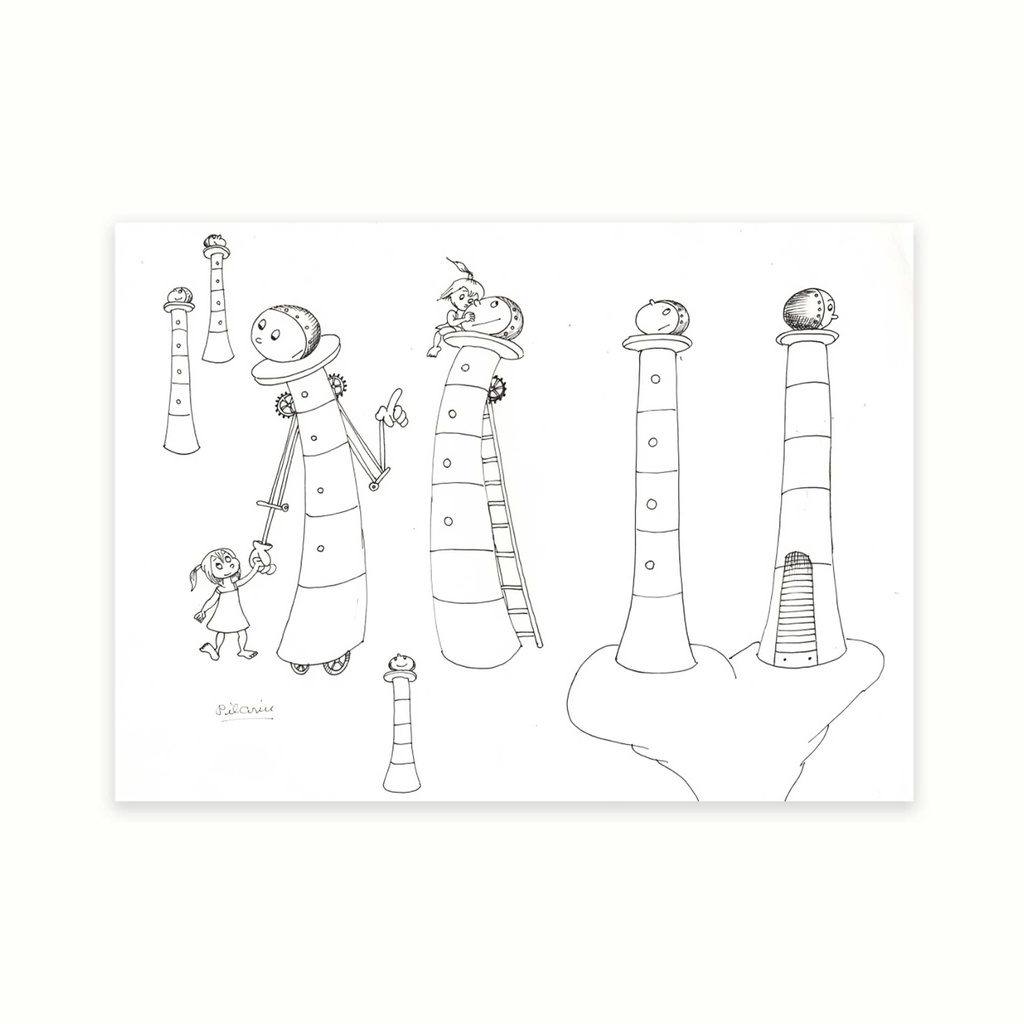 La nena i el far (L'illa del far)