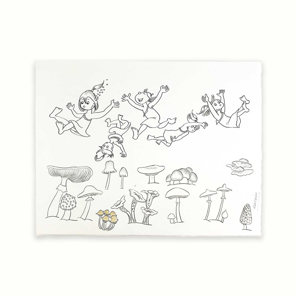 La nena i els bolets (L'illa del far)