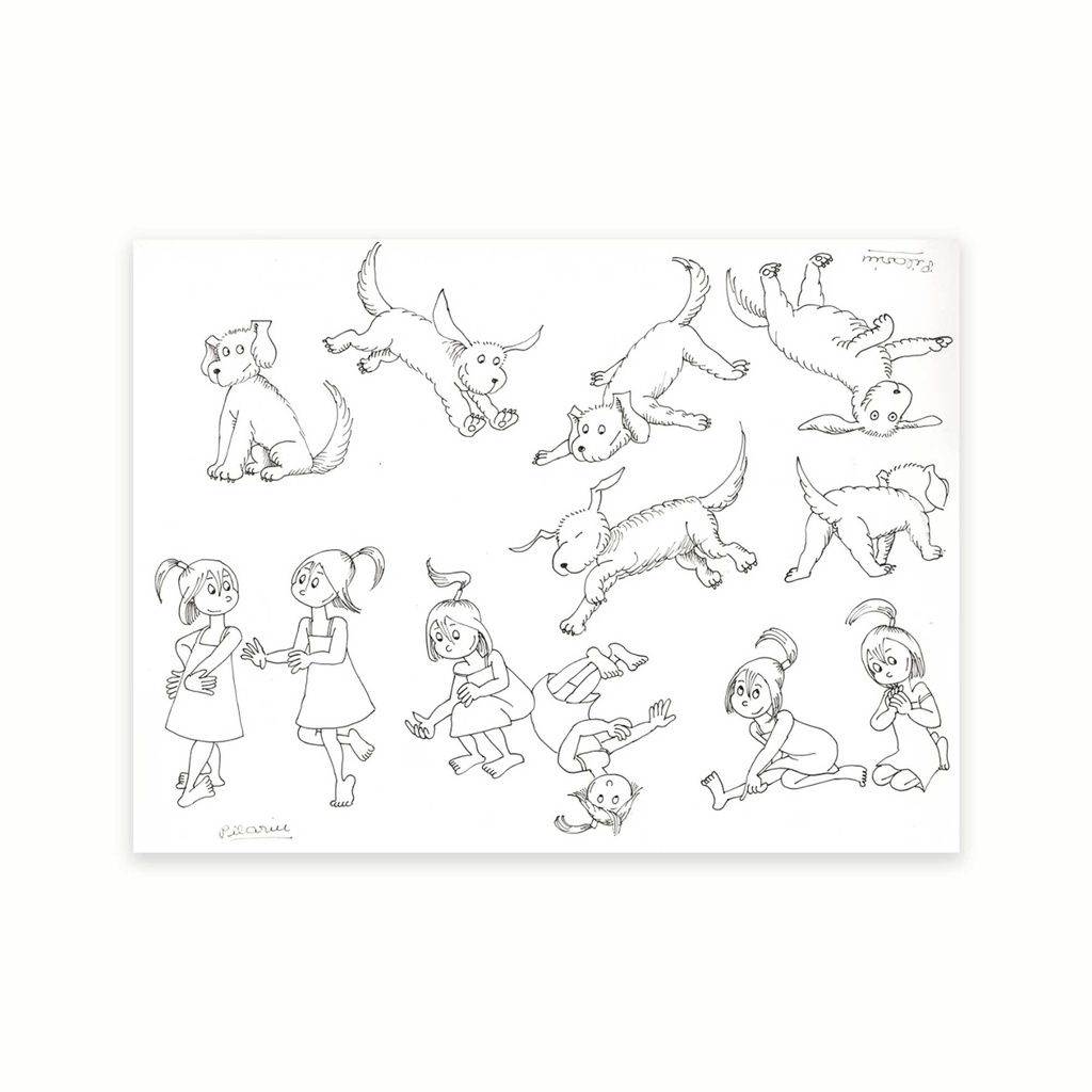 La nena i el gos (L'illa del far)