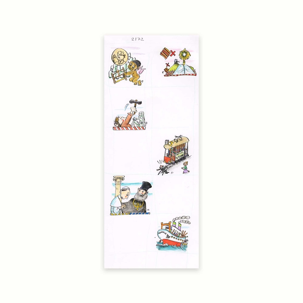 Conjunt de 6 dibuixos originals