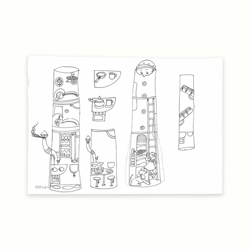 [PLRN0309] La casa amb la nena i el gos (L'illa del far)