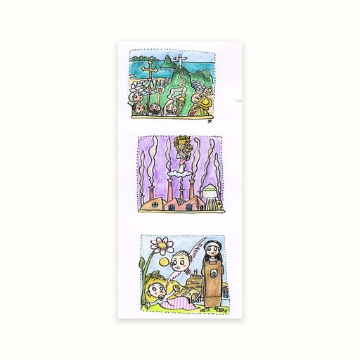 [PLRN0268] Conjunt de 3 dibuixos originals