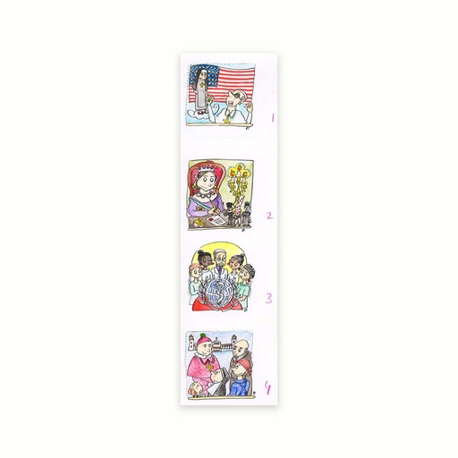 [PLRN0311] Conjunt de 4 dibuixos originals